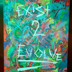Original NG Painting - Neon changing colors